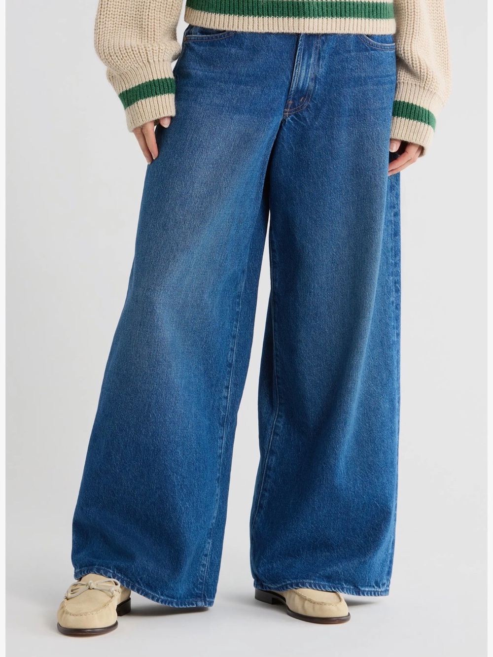 NWOT MOTHER The Rigatoni Snacks! Yes Chef! Wide Leg Size 28